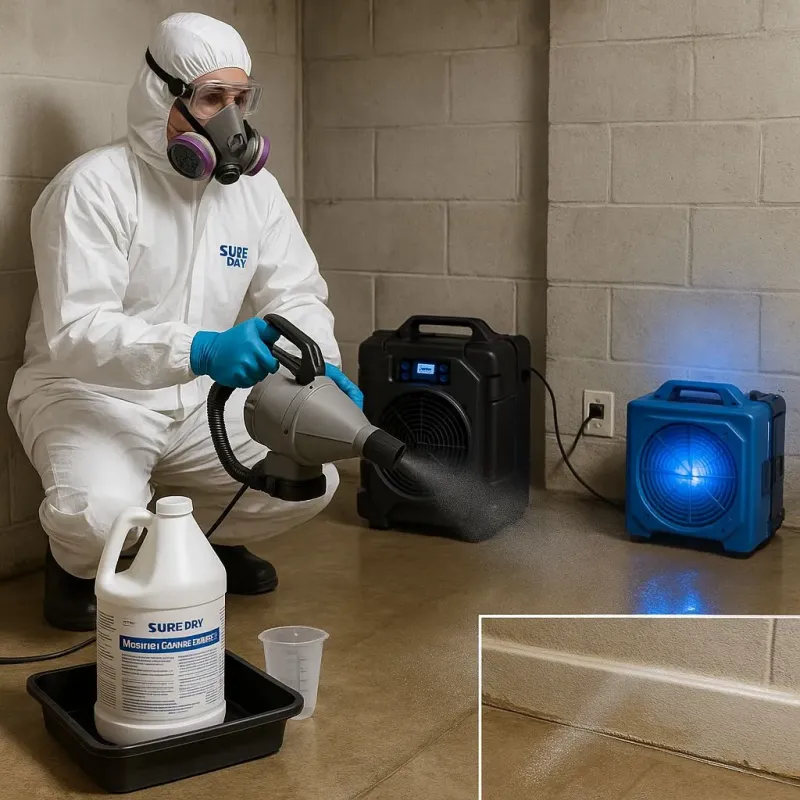 Sanitization and Odor Removal process in Turners Falls, MA